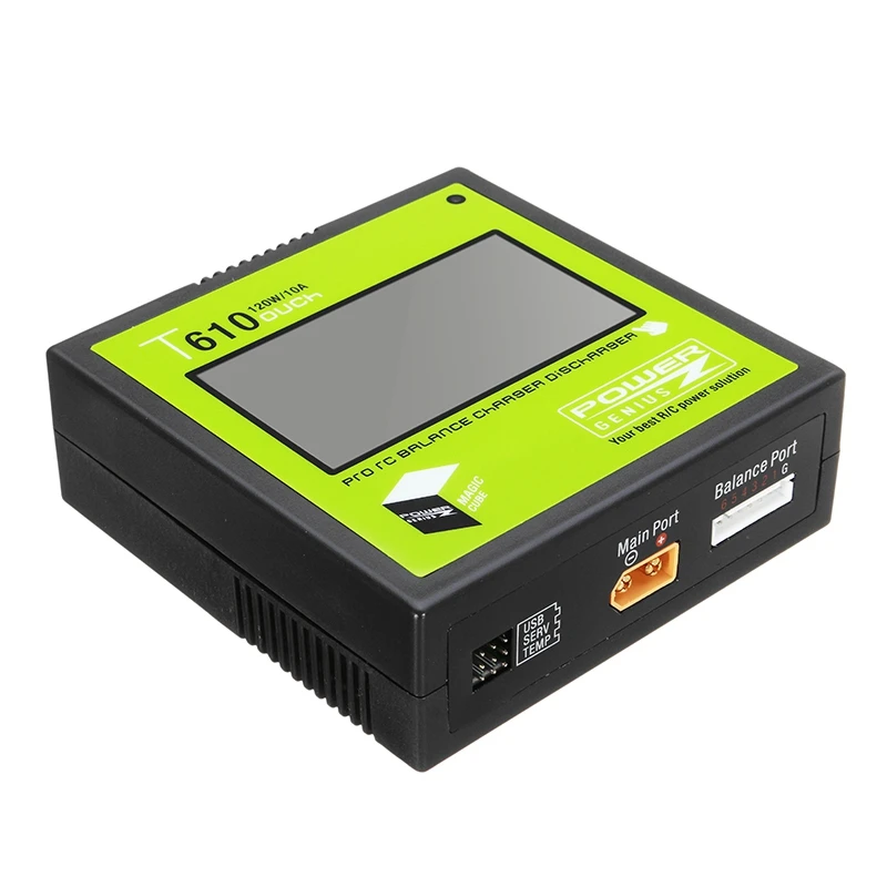 Балансировочное зарядное устройство PG T610 120 Вт 10А сенсорный экран 3 2 дюйма с