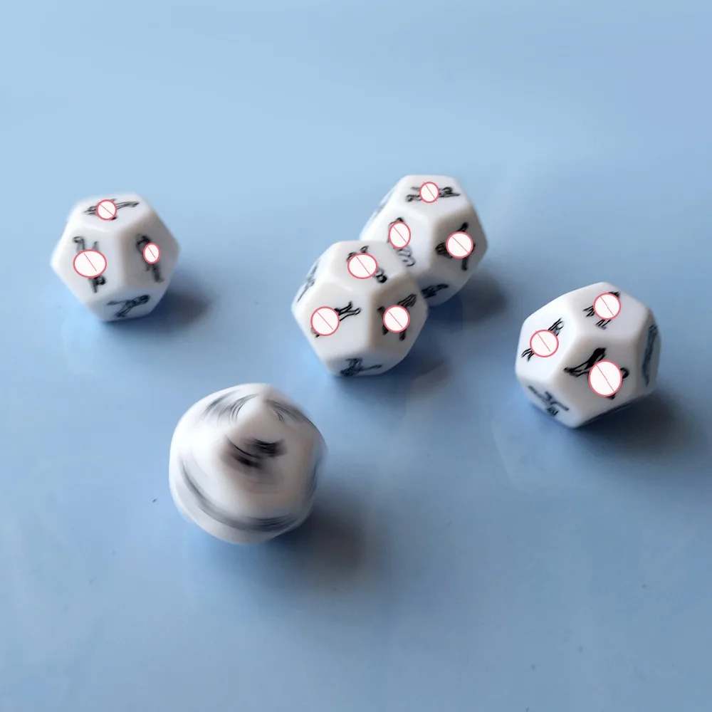 Забавные эротические игральные кости Романтика Любовь Юмор Азартные игры для