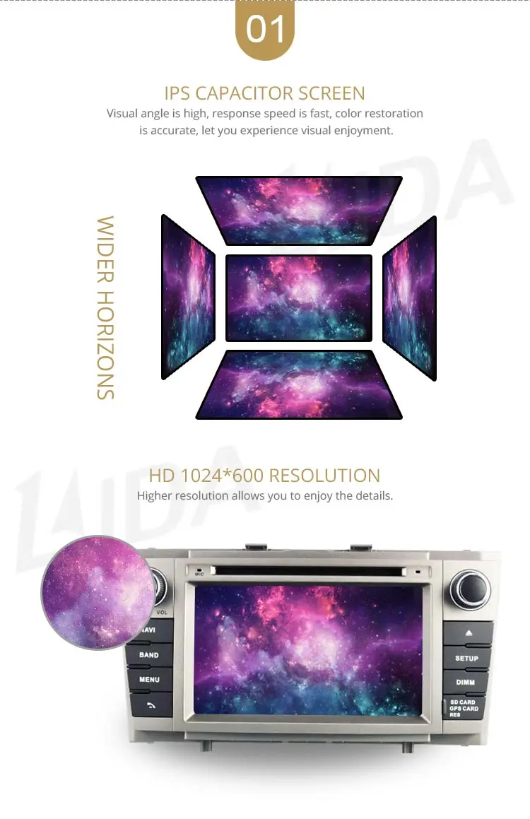 LJDA 2 Din Android 10,0 автомобильный dvd-плеер для Toyota Avensis T27 2009- Wifi gps Радио 2 Гб ram 16 Гб rom четырехъядерный Мультимедийный USB