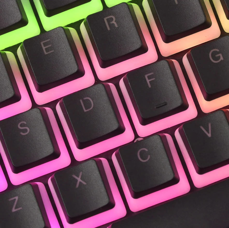 Брелок для пудинга двойной блеск OEM профиль ANSI 108 ключи с ISO cherry mx механическая