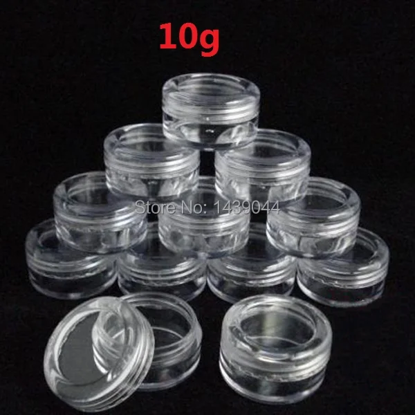 

(1000 шт./лот) 10g jar контейнер для косметики прозрачные косметические баночки для крема Пластик прозрачная баночка для косметики по оптовой цен...