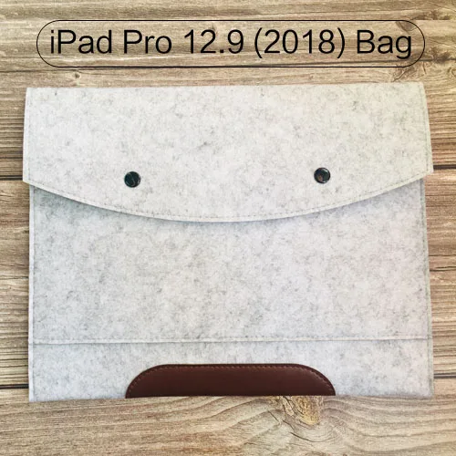 Шерстяной войлочный чехол для планшета чехол для нового Apple iPad Pro 12," рукав сумка для ноутбука сумка против царапин ударопрочный оптом - Цвет: Grey