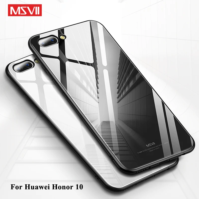 MSVII чехол для huawei Honor 10 Lite тонкий View стеклянная крышка V10 Hono10 чехлы |