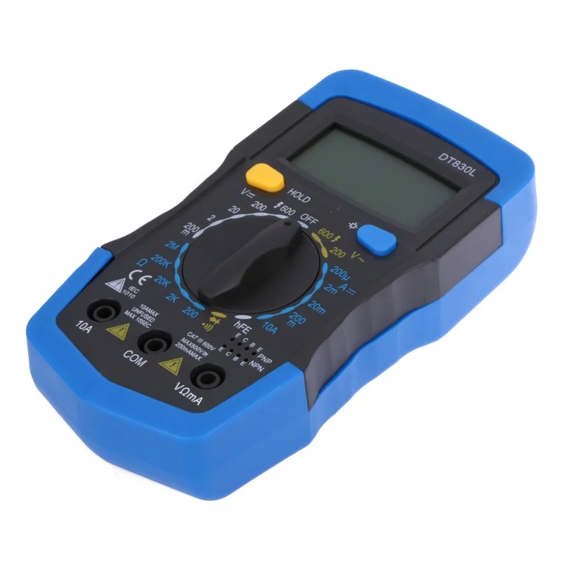 Цифровой мультиметр DT830L вольтметр амперметр Омметр измеритель