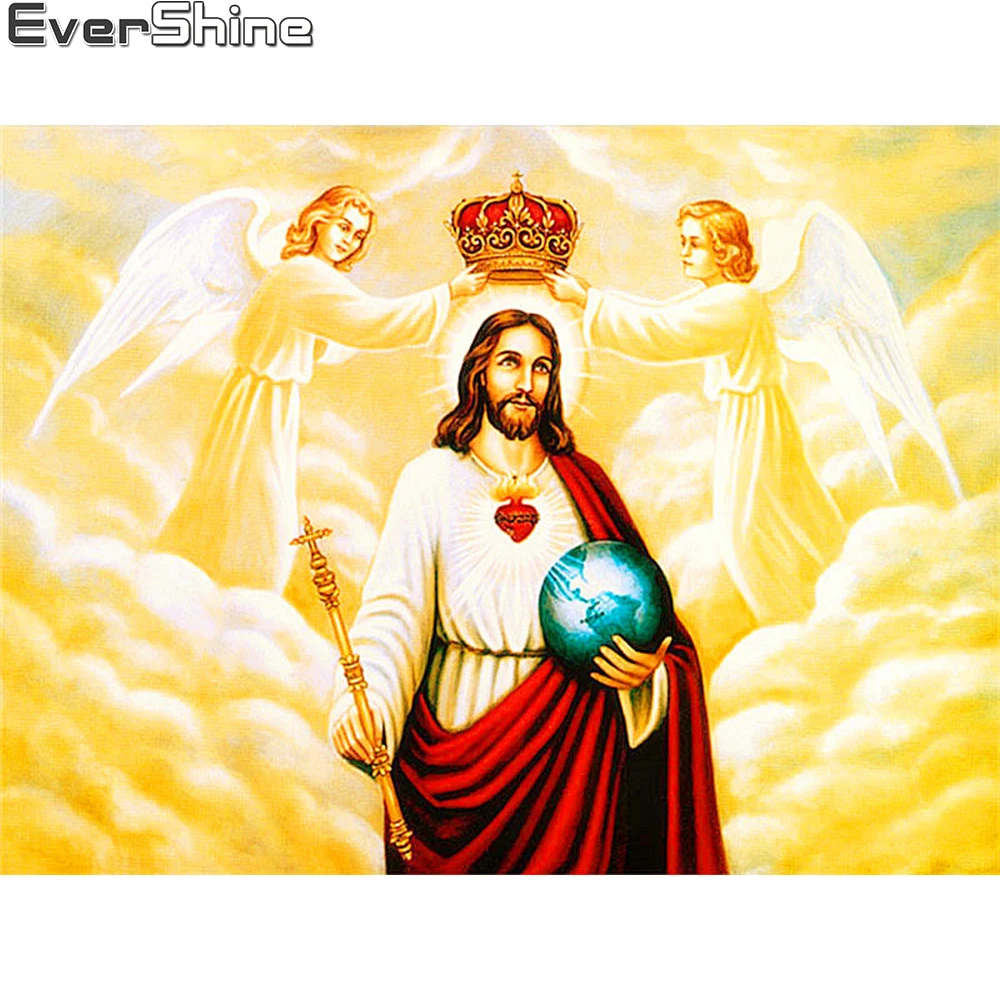 EverShine Алмазная Вышивка Полный дисплей значок крестом мозаика распродажа