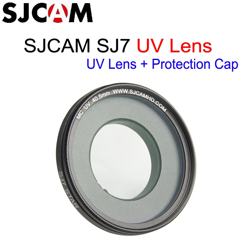 Оригинальный УФ-объектив SJCAM SJ7 Star MC 40 5 мм с защитой от царапин УФ-фильтр + Крышка