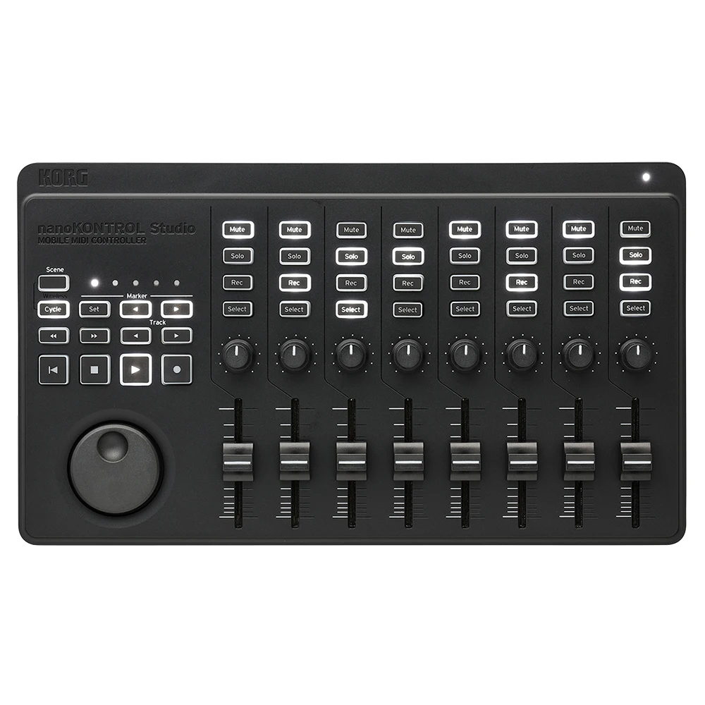 KORG nanoKONTROL Studio портативный MIDI контроллер поддерживает беспроводное BT и проводное