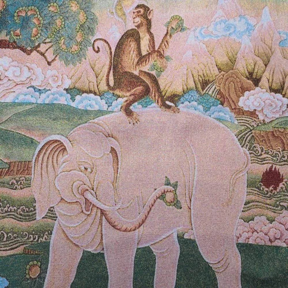 2019 непальских коллекция Традиционная тибетская Буддизм танка картины Будды