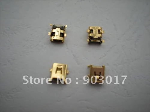 Mini USB 8 контактный гнездовой разъем SMT золотистый 12 шт. в лоте горячая распродажа|smt