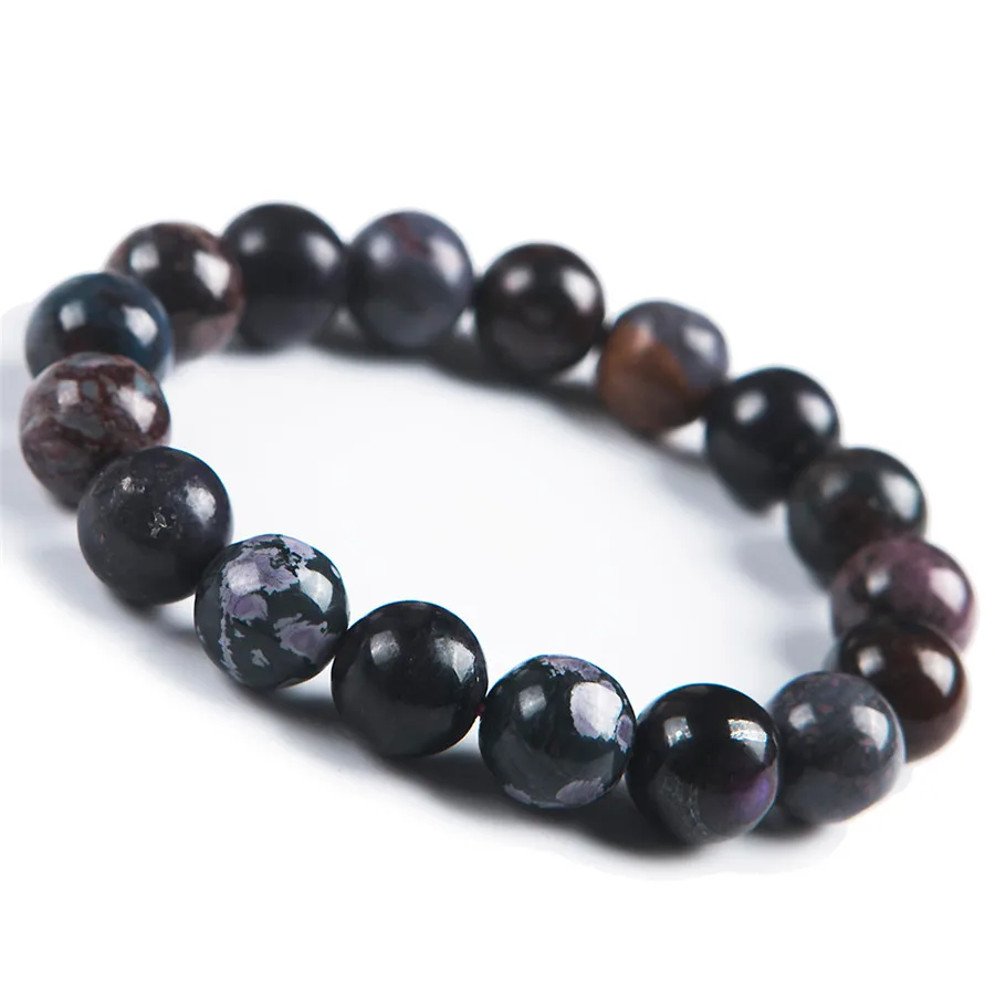 

Genuine South African Purple Natural Sugilite Stone Women Charm Stretch Bracelet 12mm