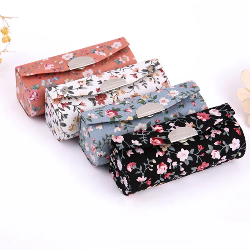 Коробка для губной помады с цветочным рисунком|lipstick storage case|storage caselipstick |