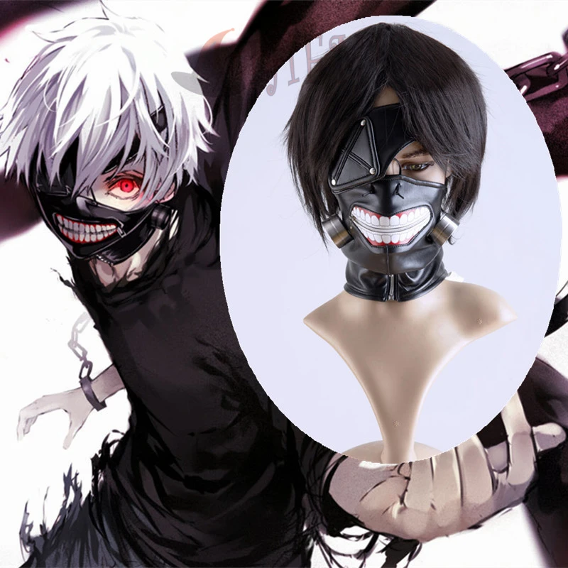 Высококачественные регулируемые маски молнии Athemis Tokyo Ghoul Kaneki Ken|mask mask|mask zippermask kaneki