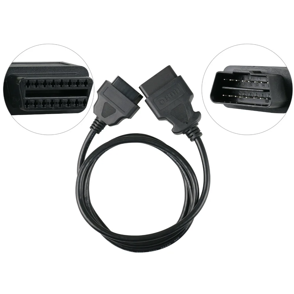 Кабель удлинитель Mr Cartool 16 контактный OBD2 1 5 м ELM327 ODB2 OBD II|obd2 16pin|cable pinobd2 extension cable |