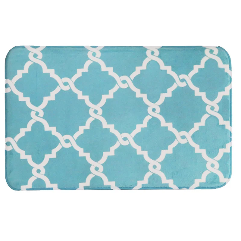 Geometric Printing Floor Mat Customized Door Waterproof Anti-Slip Foot Pad Kitchen Rug Carpet | Дом и сад