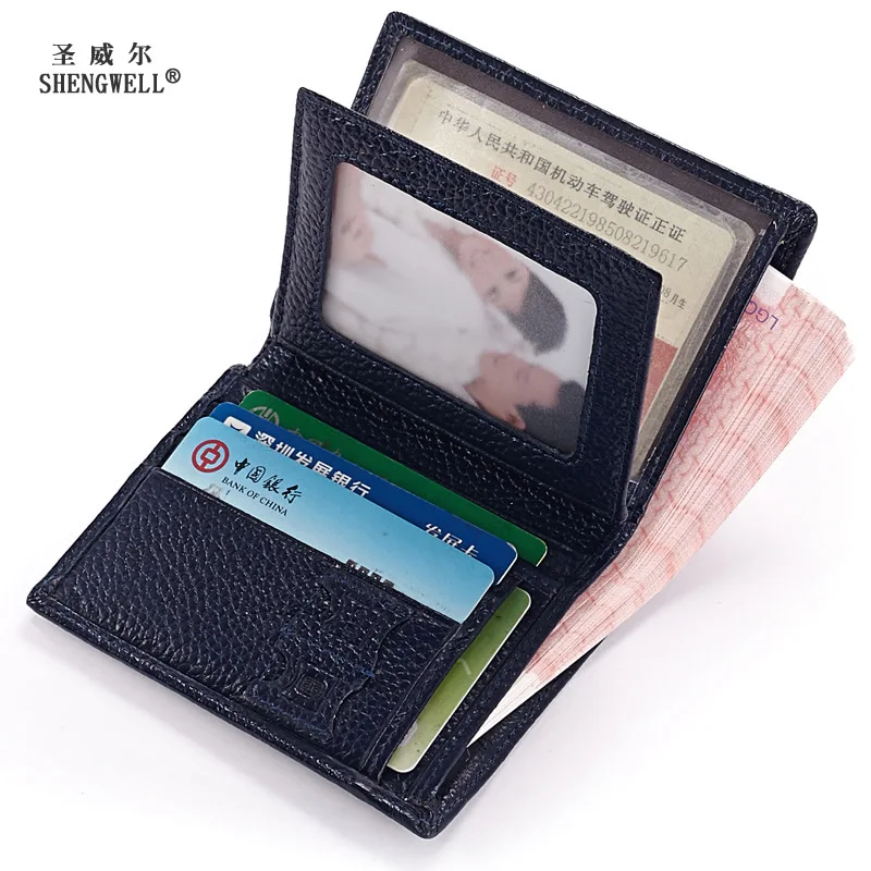 Новинка 2017 мужской кошелек из натуральной кожи для вождения маленький оптовая