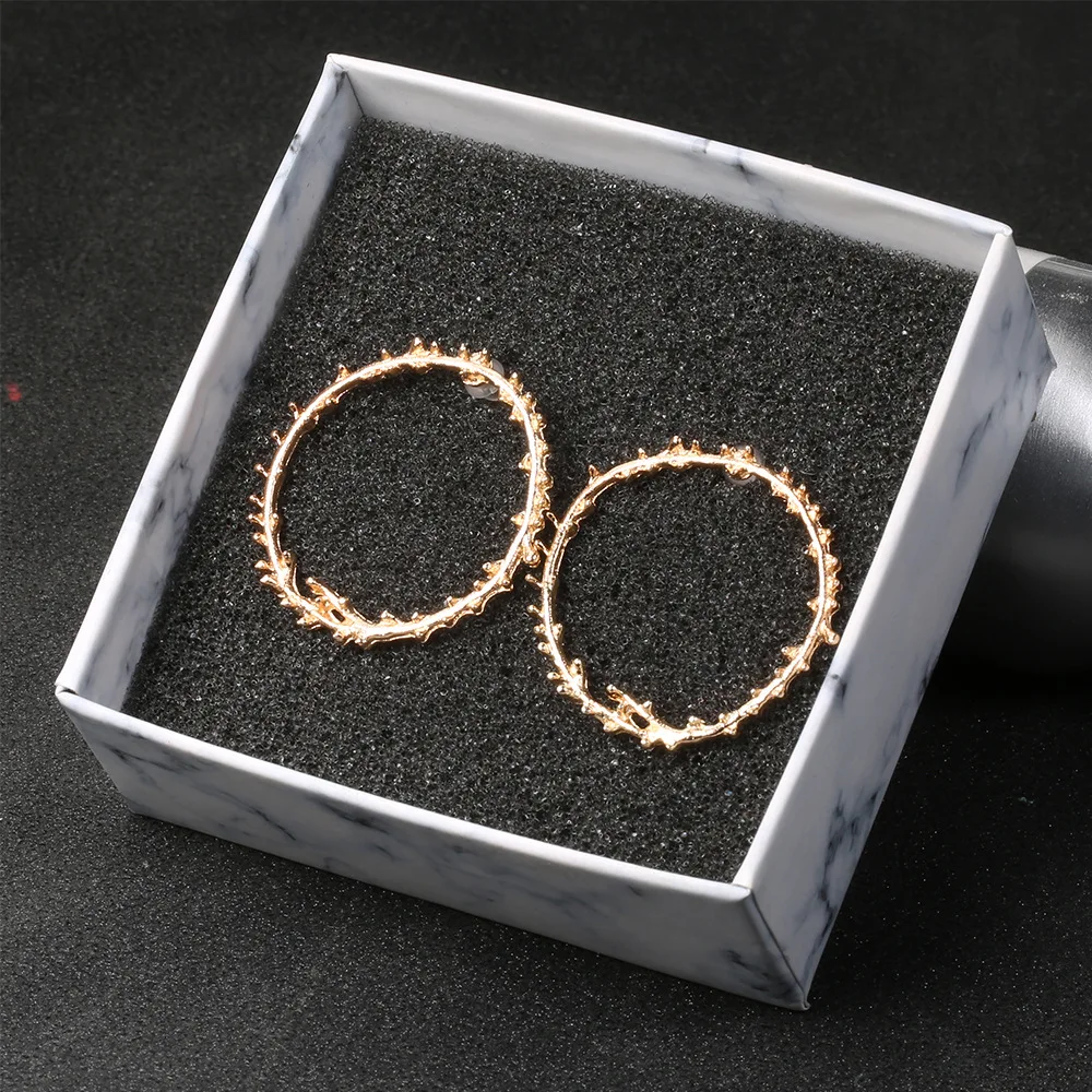 2 шт./компл. Простые Модные ветви круглый в виде геометрических фигур из цветного