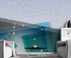 Настенная 3d-бумага, абстрактная Геометрическая Настенная роспись, водонепроницаемый холст для гостиной, домашний декор, роскошная фотография, настенные бумажные рулоны на заказ