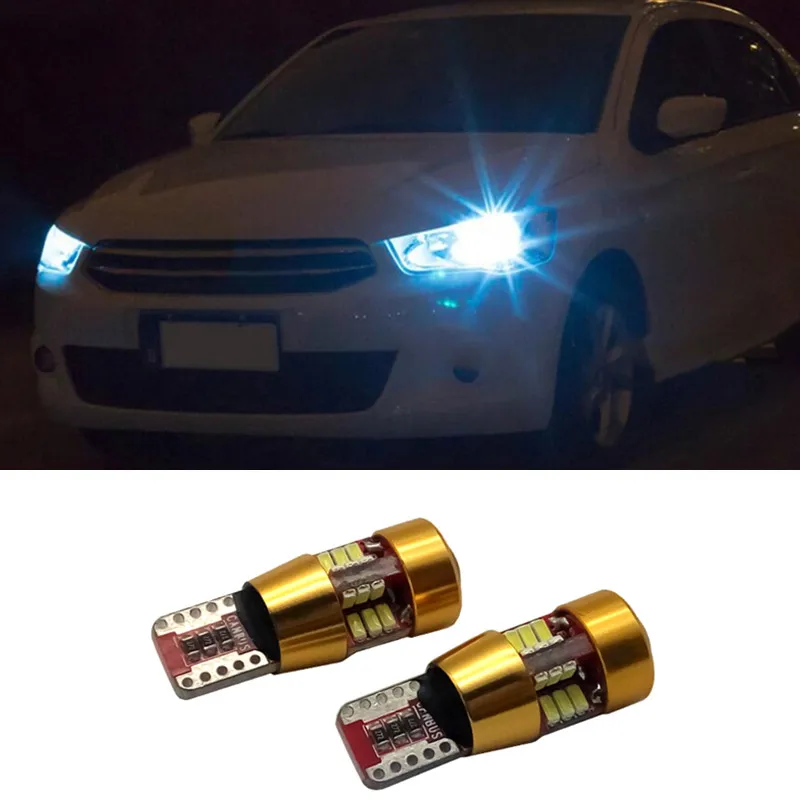 2 шт. Автомобильные светодиодные лампы W5W T10 для Toyota Corolla Avensis Yaris Rav4 Auris Hilux Prius