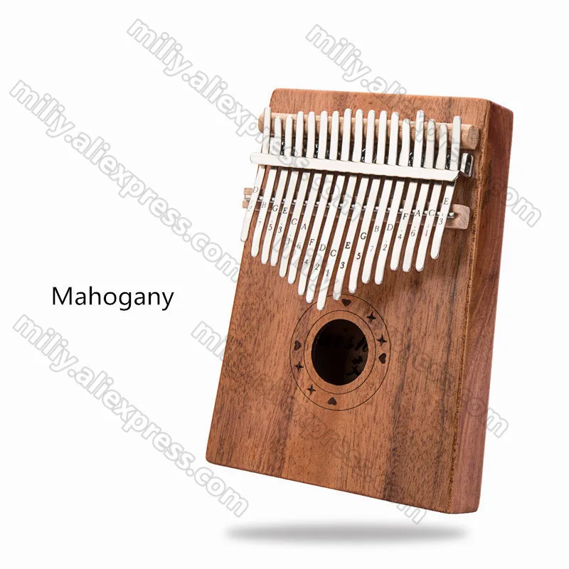 17 клавиш калимба Mbira Calimba Африканское твердое красное дерево Пальцы для пальцев