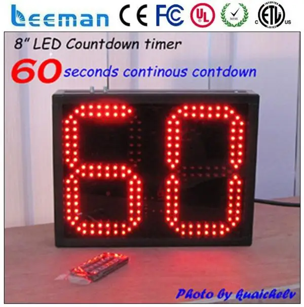 Leeman из светодиодов таймер обратного отсчета открытый цифры индивидуальные 6 &quot ~