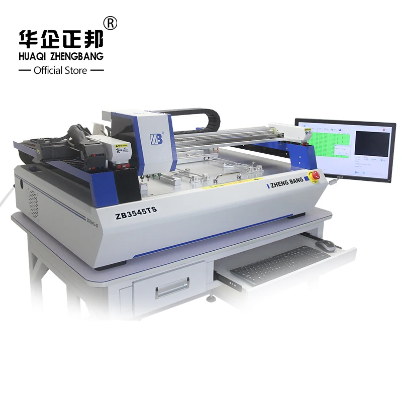 Настольный манипулятор для монтажа печатных плат 4 головки ремень светодиодный