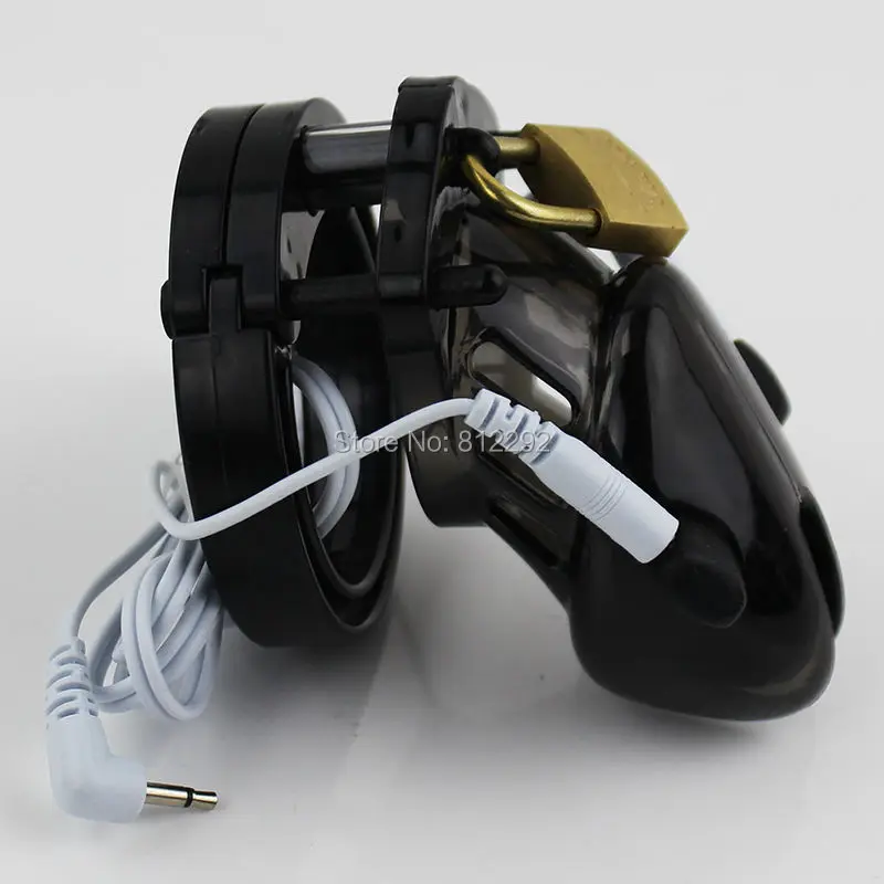 Новинка электро шок кольцо для фиксации пениса клетка члена электрическое