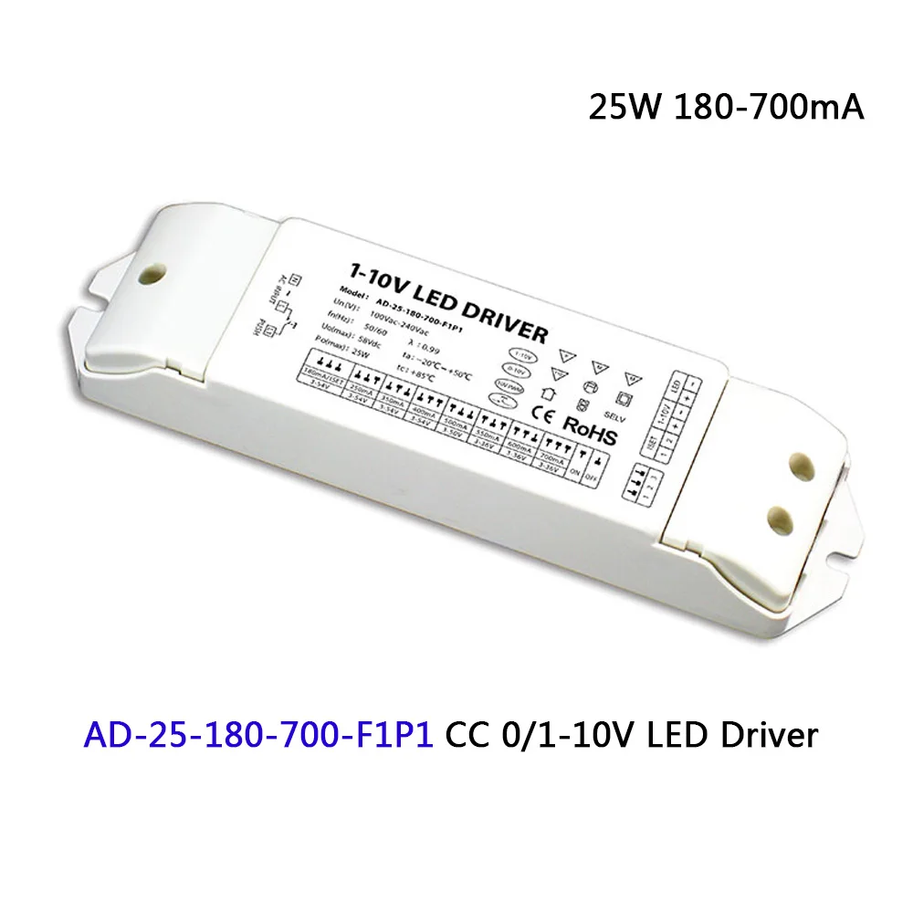 15 W/20 W/25 Вт/30 Вт/36 Вт/50 Вт светодиодный блок питания постоянный ток симистор