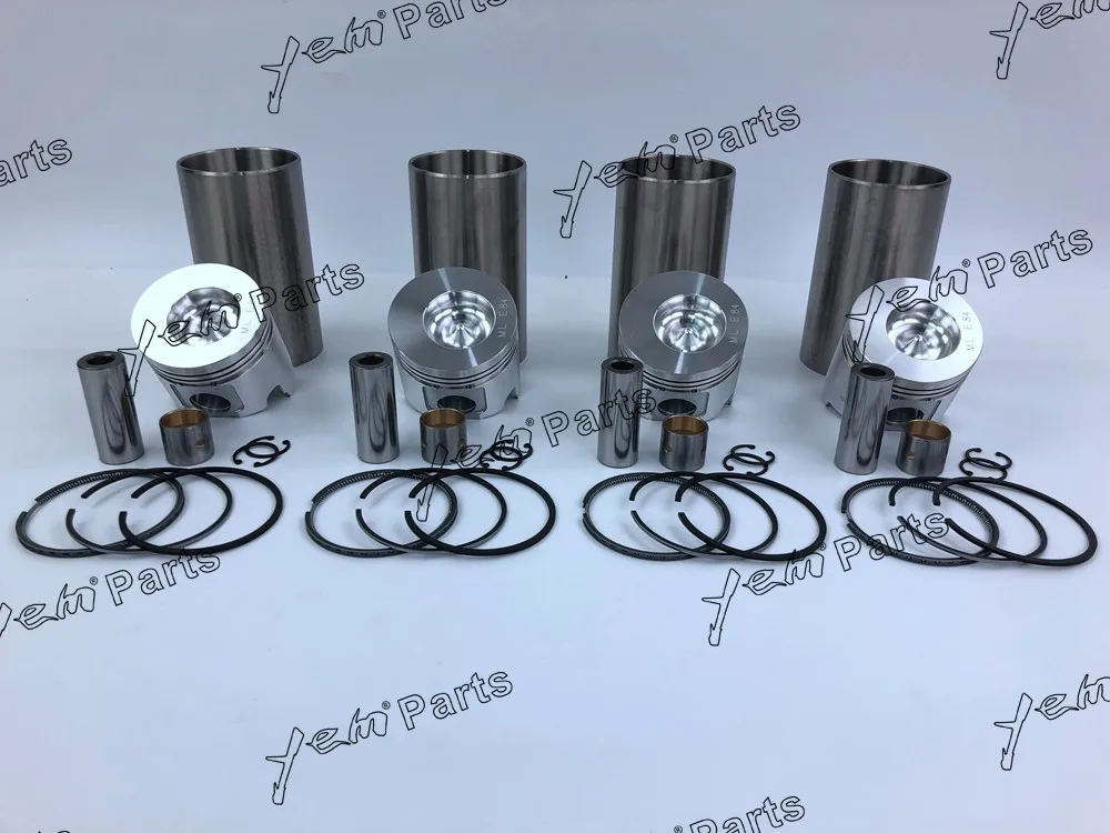 Для Yanmar детали двигателя 4TNE84 4D84-3 Ремонтный комплект с поршнем + поршневое кольцо