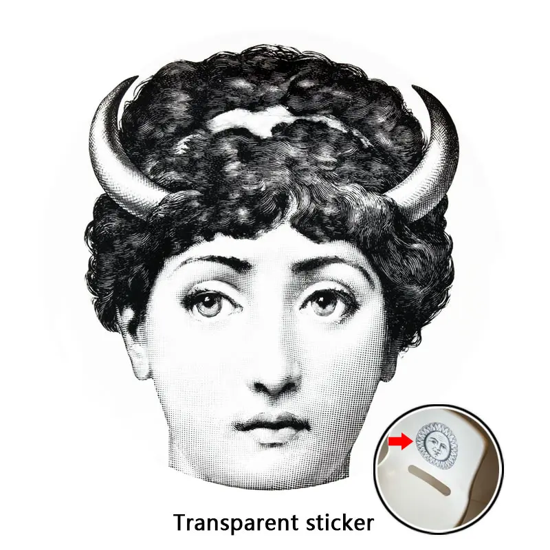 NO.169-196 дизайнерские обои Fornasetti, прозрачные наклейки на стену для украшения стен, гостиной, 1 шт - Цвет: 191