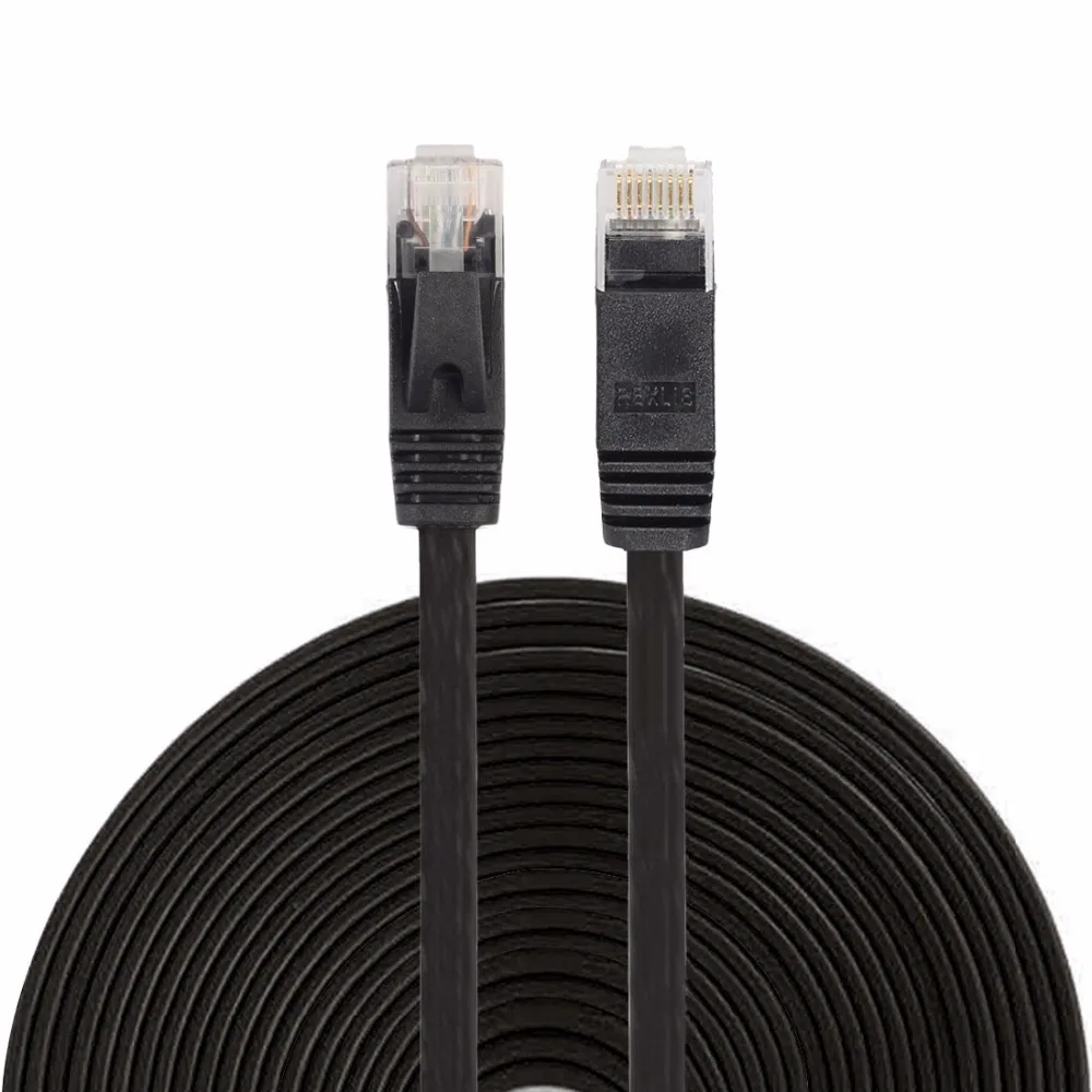 Ультратонкий плоский сетевой кабель CAT6 Ethernet для компьютера маршрутизатора