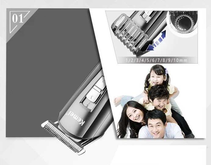 Kemei km-1628 новинка аккумуляторные триммеры для волос профессиональные