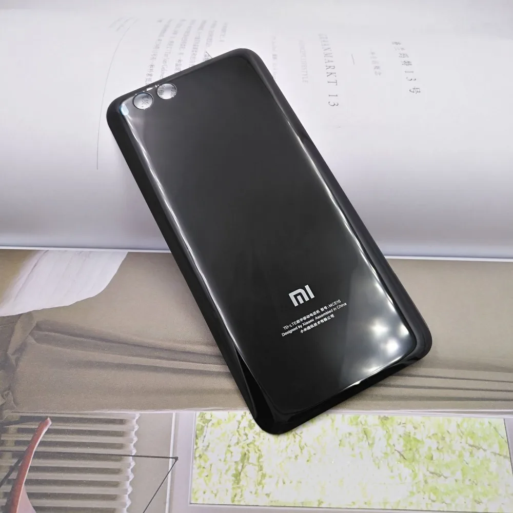 Xiaomi Mi6 запасная крышка батареи 100% оригинал 3D стекло мобильный телефон MI 6 гладкая
