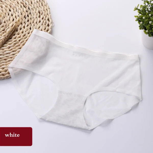 white Высококачественные женские спортивные шорты для фитнеса и йоги, бесшовное Сетчатое кружевное сексуальное нижнее белье, прозрачные трусы с низкой талией - Цвет: white