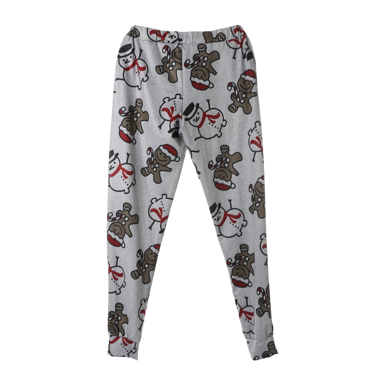 

New 2018 Women Christmas Clothes Set Santa Print Long Sleeve T shirt High Waist Long Pants Sets Casual Winter Suit Drop shipping