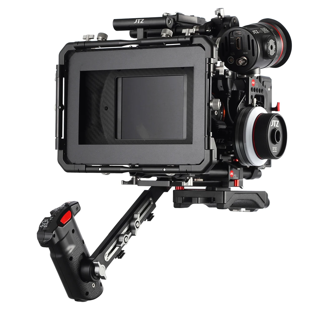 JTZ DP30 Двойной фокус 15 мм/19 мм комплект для FS700 C300 C500 BMCC A7M2 ARRI красный