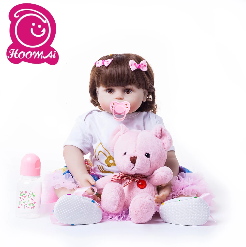 

60cm Silicone Vinyl Reborn Baby Doll Toys For Girl Princess Toddler Alive Babies Like Real Birthday Gift Brinquedos Play House