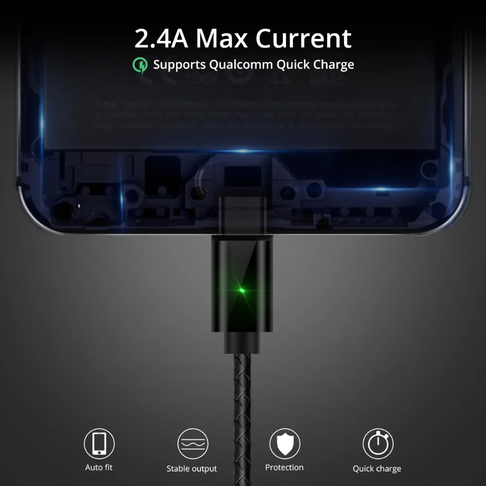 Магнитный кабель FONKEN для быстрой зарядки, магнитный кабель type c, USB C, кабель для синхронизации данных, кабели для телефонов, быстрая зарядка, магнитный кабель для зарядного устройства type C