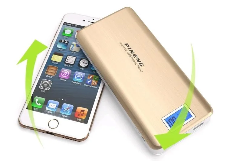 Sales Pineng Power Bank 20000mAh PN-999 Dual Micro USB Portable Charger External Battery Better Than Xiaomi Powerbank for iphone | Мобильные