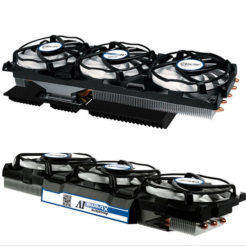 Radiateur радиатора VGA Кулер Вентилятор Для AMD Radeon R9 290 (Х) 270 (X) R7 265 HD 8870 7870 (XT ггц) 7850 6970 6950