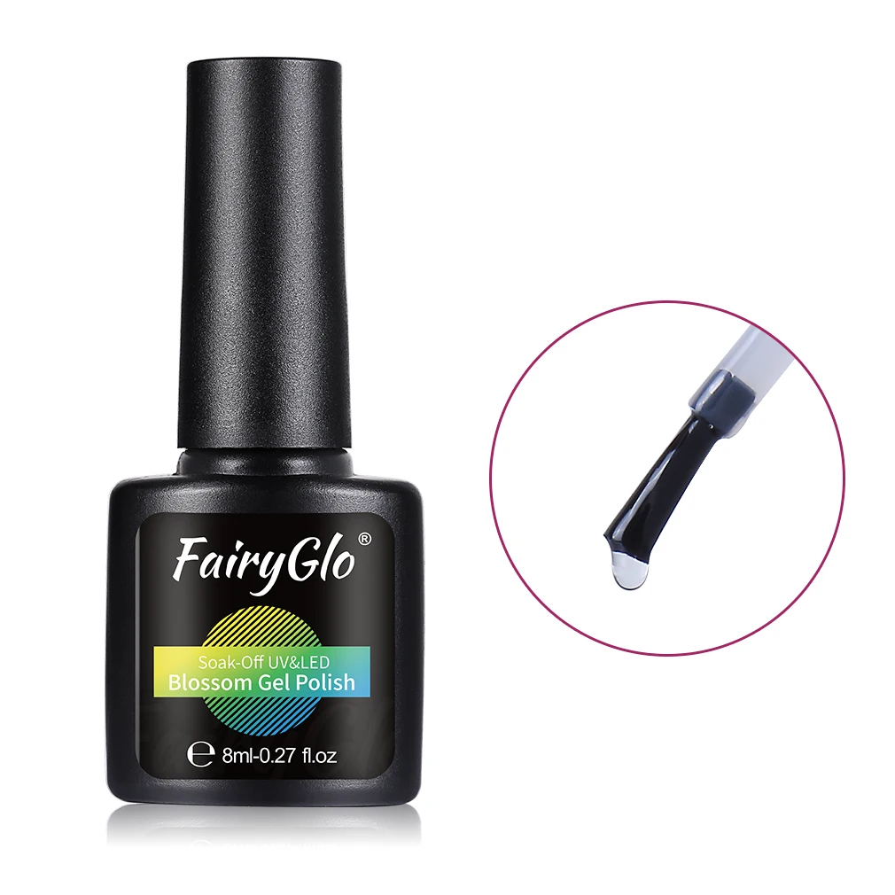 Гель лак для ногтей FairyGlo 8 мл УФ гель маникюра сделай сам волшебный эффект
