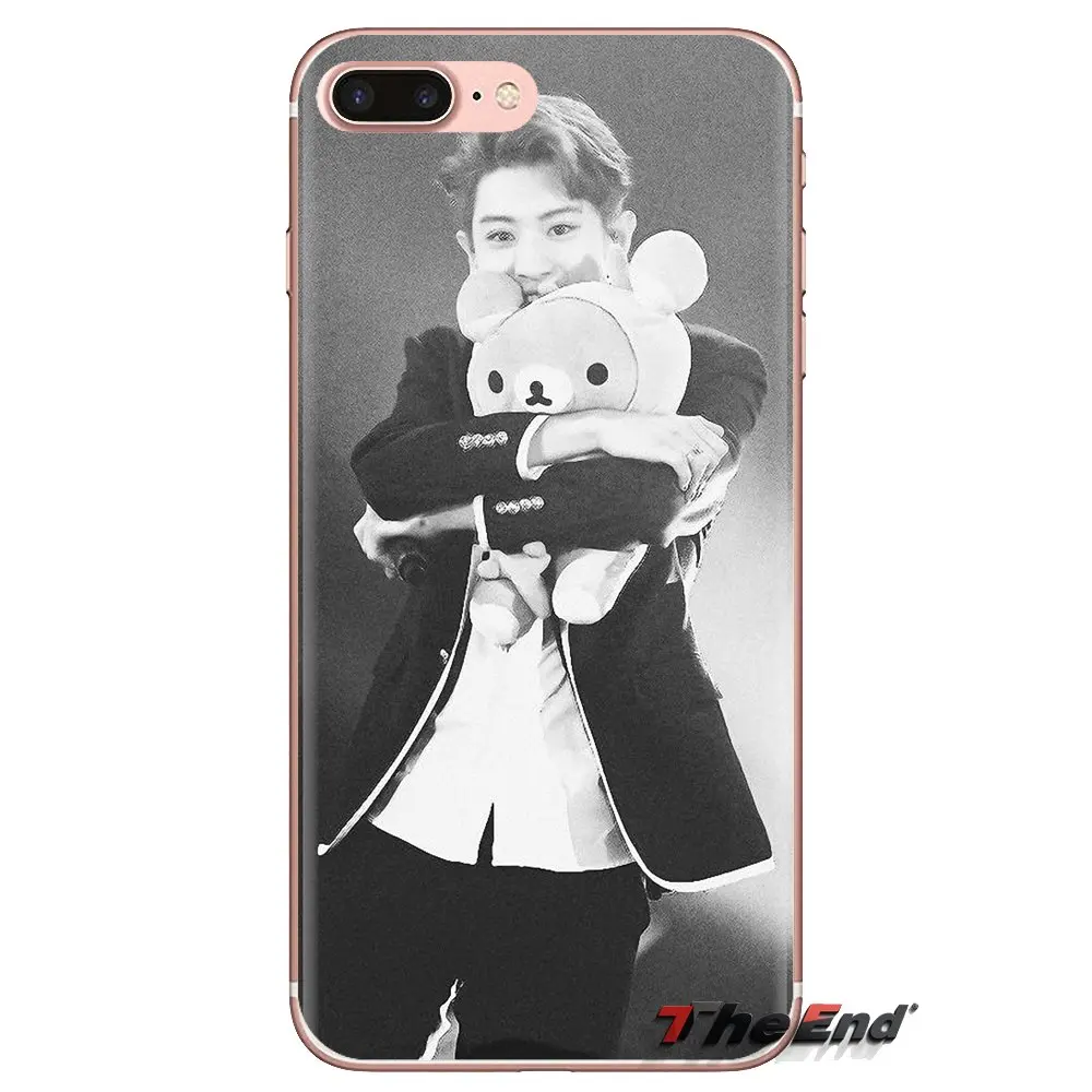 For LG G3 G4 Mini G5 G6 G7 Q6 Q7 Q8 Q9 V10 V20 V30 X Power 2 3 K10 K4 K8 2017 xiumin EXO south korean band TPU Transparent Cover |