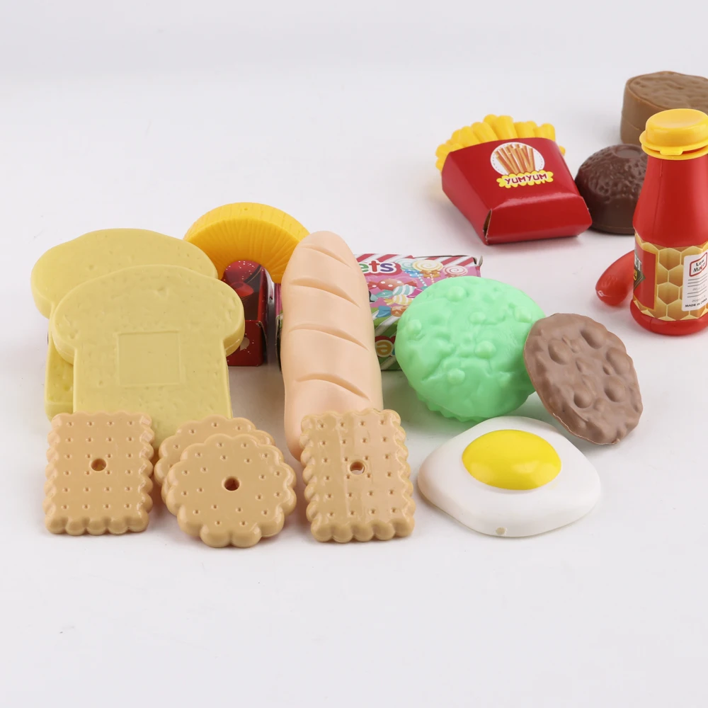 Новый 24 шт. Набор для игры в вкусные лакомства игрушки ролевых игр развивающий