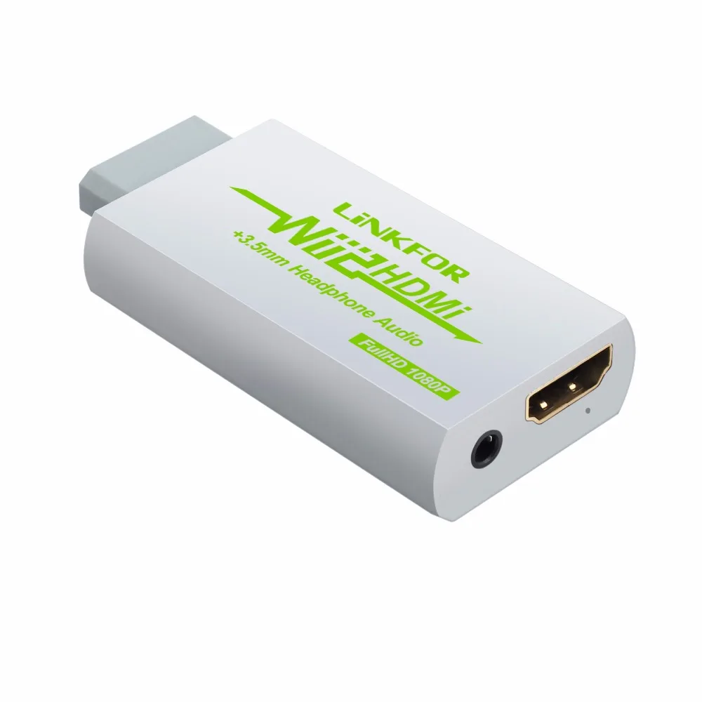 Proster wii в HDMI конвертер весы сигнал 2HDMI 720P или 1080P видео адаптер HD HDTV + 3 5 мм