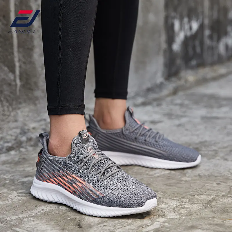 FANDEI Running Shoes For Women Sport Woman Basket Femme Sneakers Zapatillas Mujer Deportiva Breathable Light PE | Спорт и