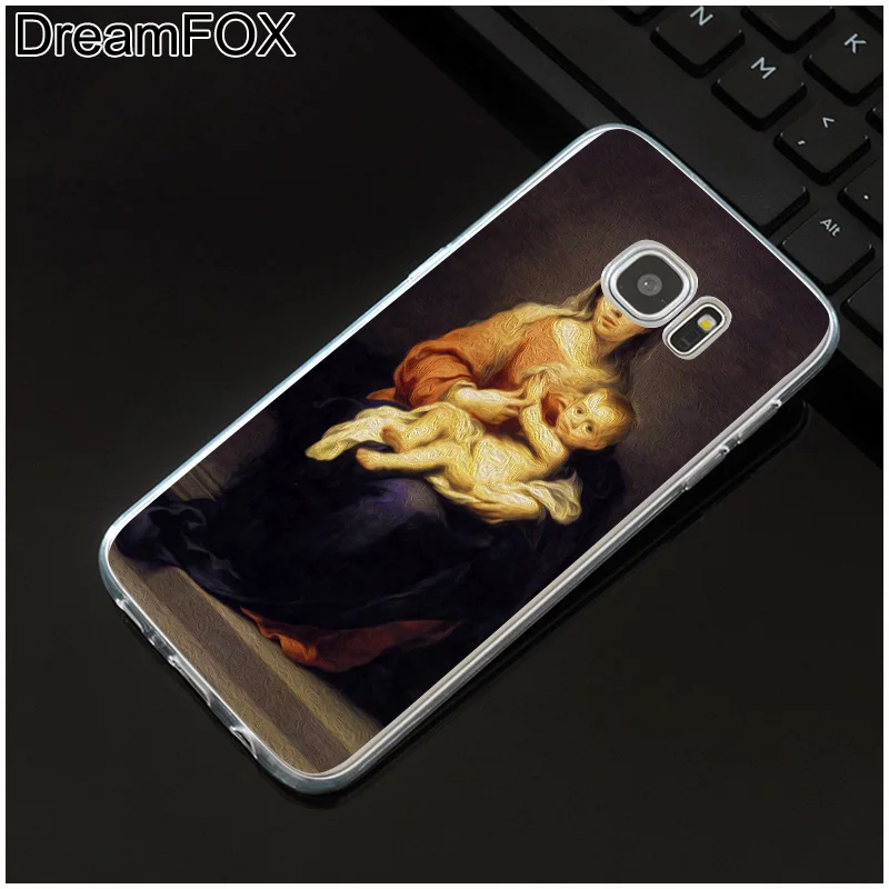DREAMFOX M305 Virgin Mary Мягкий силиконовый чехол из ТПУ для Samsung Galaxy S5 S6 S7 S8 S9 S10 5G S10E Lite Edge Plus