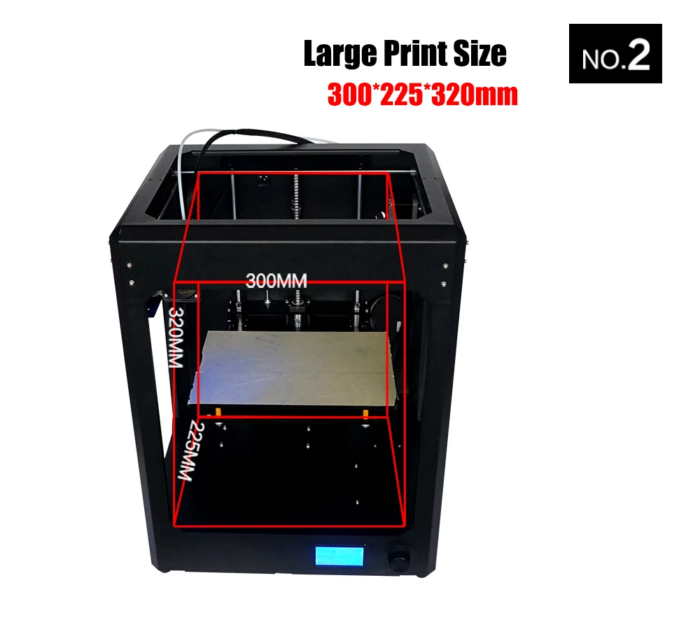CREALITY 3d принтер Высокая точность двухцветный 3d принтер CR-5 промышленный полностью металлический Собранный двойной экструдер