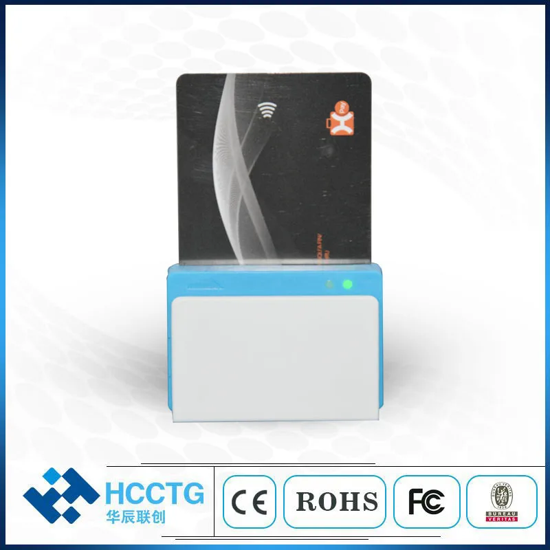 Мобильный считыватель кредитных карт NFC + IC MSR все в одном bluetooth смарт чип RFID