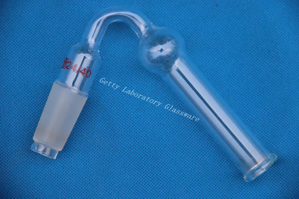 Bent drying glass tube adapter ,24/40,(Laboratory Glass) (lab suppies)