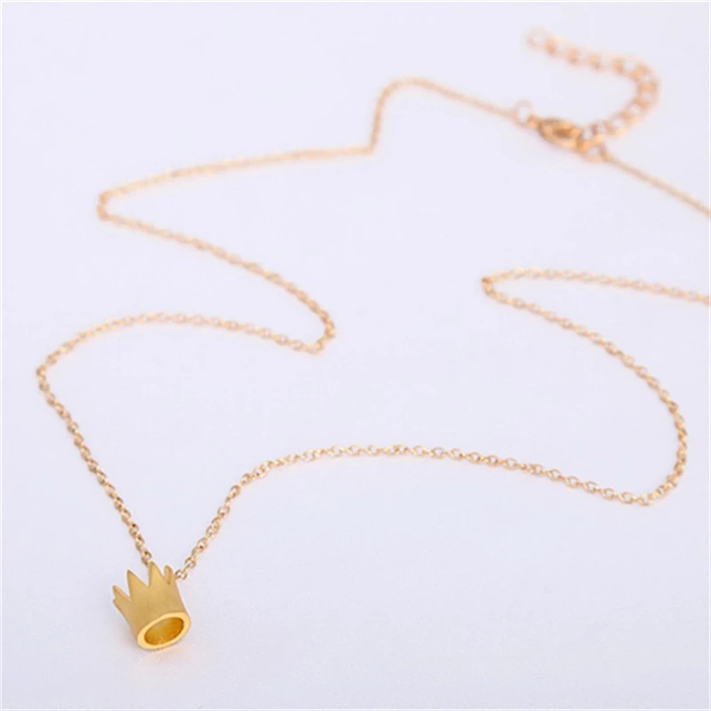 2016 Лидер продаж короны-подвески для ожерелья два цвета золотистый и серебристый