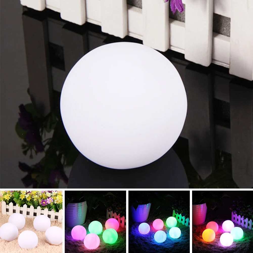 7 цветов Изменение мяч светодиодный свет Рождество лампа ночник для ребенка